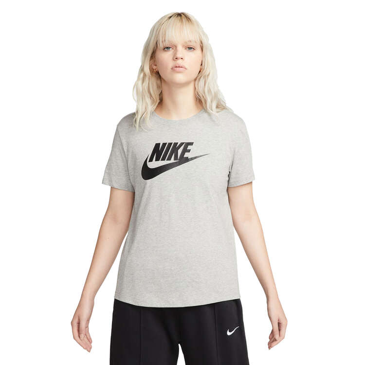 Nike Womens Sportswear Essentials Icon Futura Tee - Grey