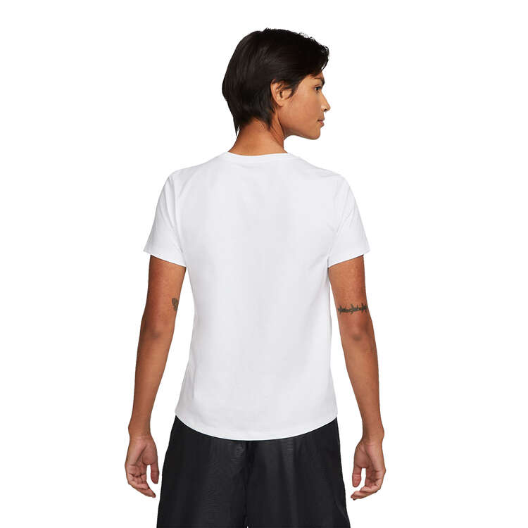 Nike Womens Sportswear Essentials Icon Futura Tee - White