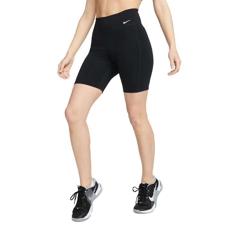 Nike One Womens Leak Protection Period Bike Shorts - Black