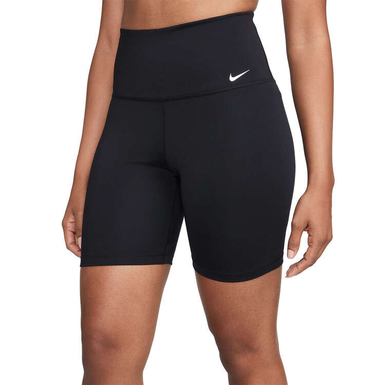 Nike One Womens High-Rise 7 Inch Bike Shorts - Black