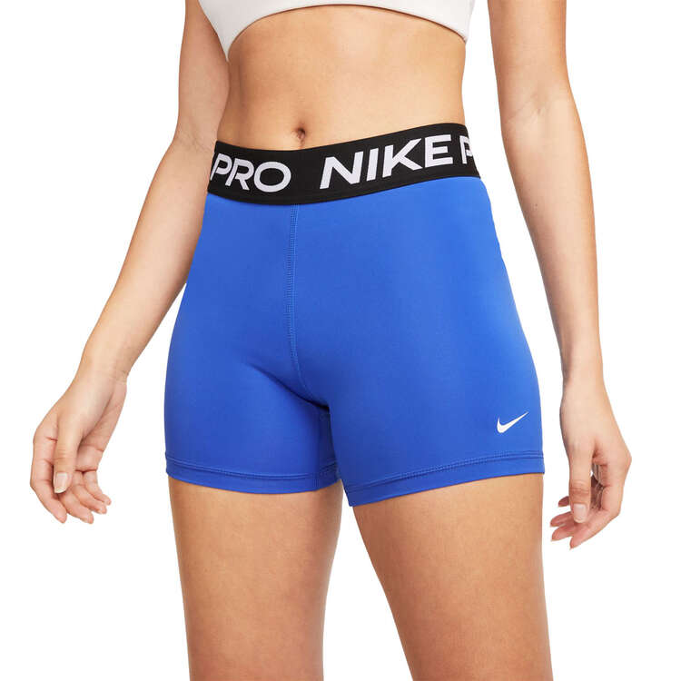 Nike Pro Womens 365 5 Inch Shorts - GamBe Royal/lack/White