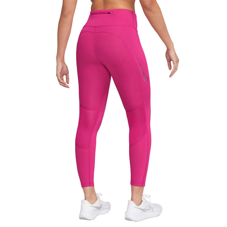 Nike Womens Fast Dri-FIT Mid-Rise 7/8 Running Tights - Pink