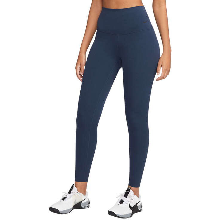 Nike Womens Zenvy Gentle Support High Waisted 7/8 Tights - Blue