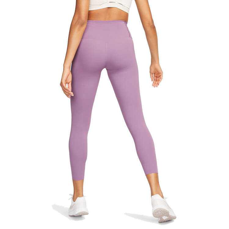 Nike Womens Zenvy Gentle Support High Waisted 7/8 Tights - Purple