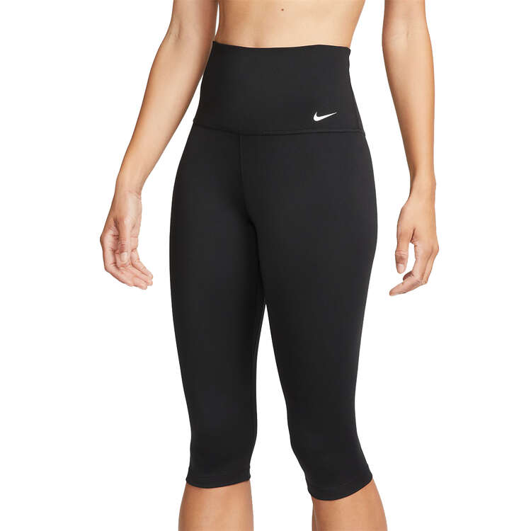 Nike One Womens Dri-FIT High Waisted Capri Tights - Black