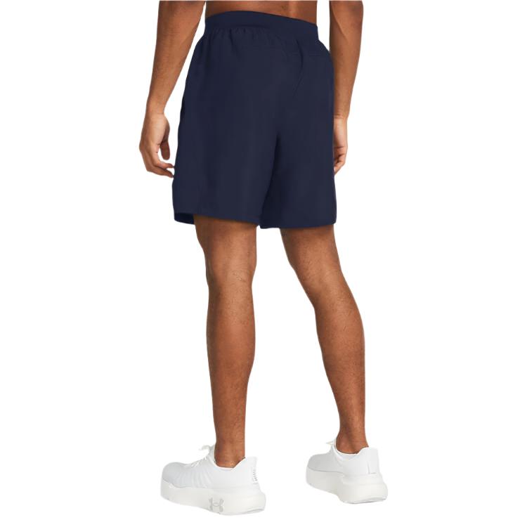 Under Mens UA Launch 7 inch Unlined Running Shorts - Navy