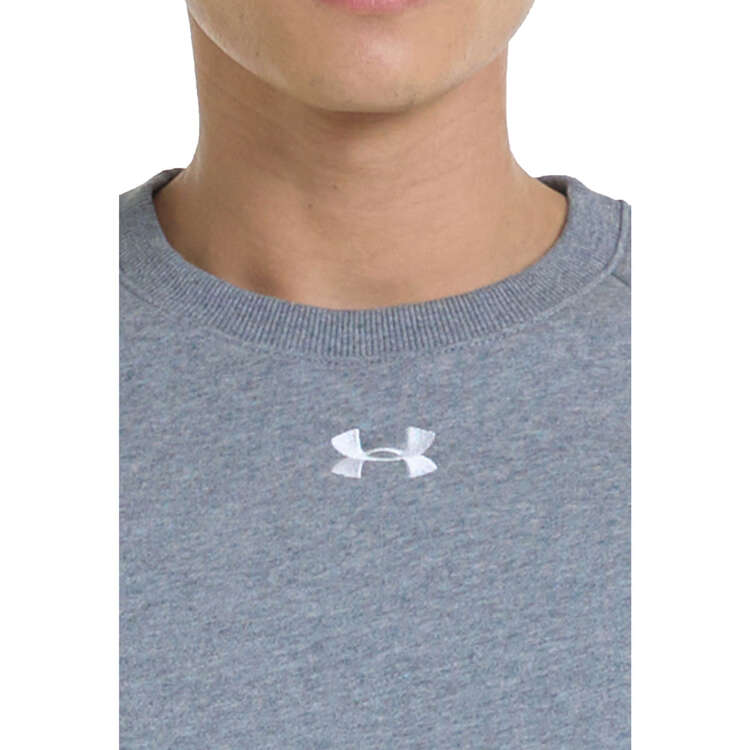 Under Armour Mens UA Rival Fleece Crew -Grey