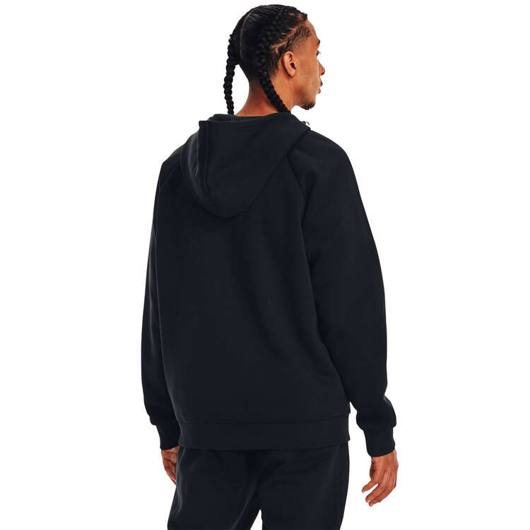 Under Armour Mens Rival Fleece Full-Zip Hoodie - Black