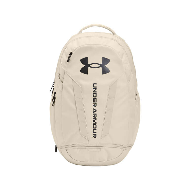 Under Armour Hustle 5.0 Backpack - Cream/ Black