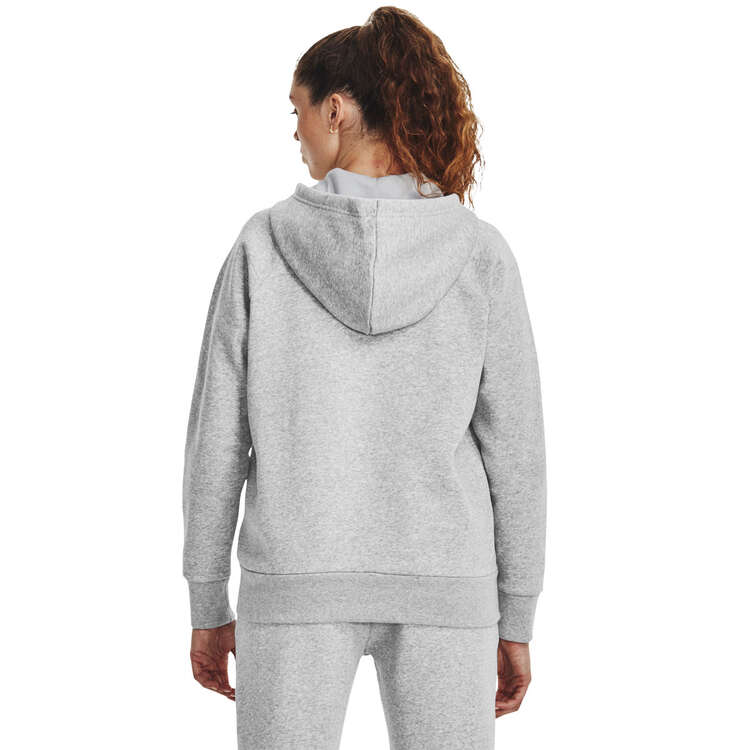 Under Armour Womens Rival Fleece Full-Zip Hoodie - Grey