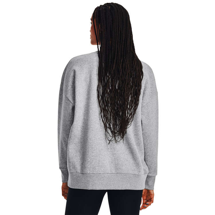 Under Armour Womens UA Rival Fleece Oversized Sweatshirt - Grey