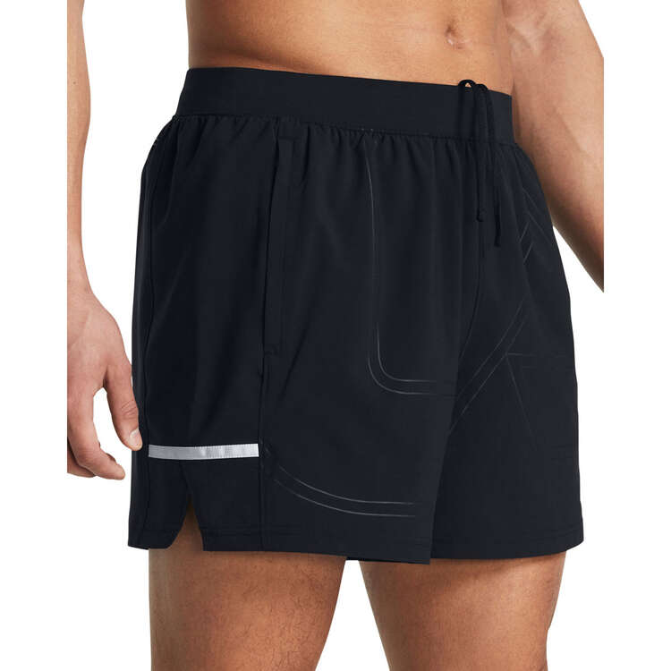 Under Armour Mens Baseline Elevated Basketball Shorts - Black