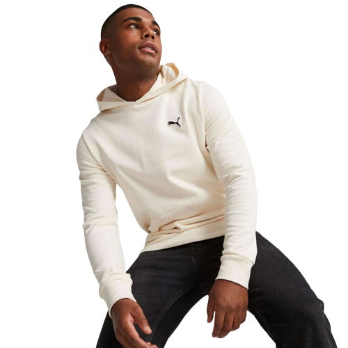 Puma Mens Better Essentials Fleece Hoodie - White