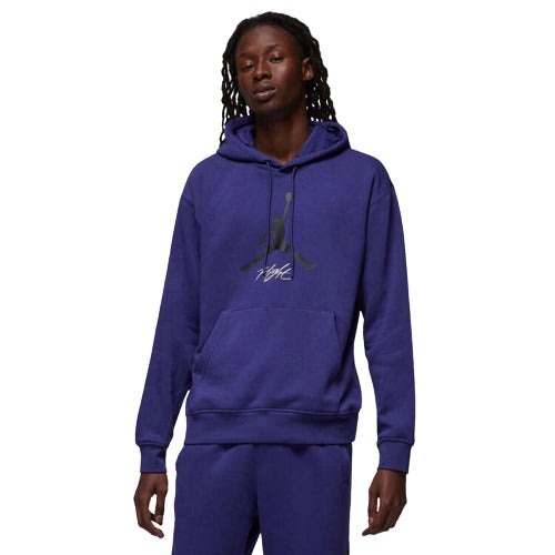 Jordan Mens Essentials Fleece Pullover Hoodie - Purple