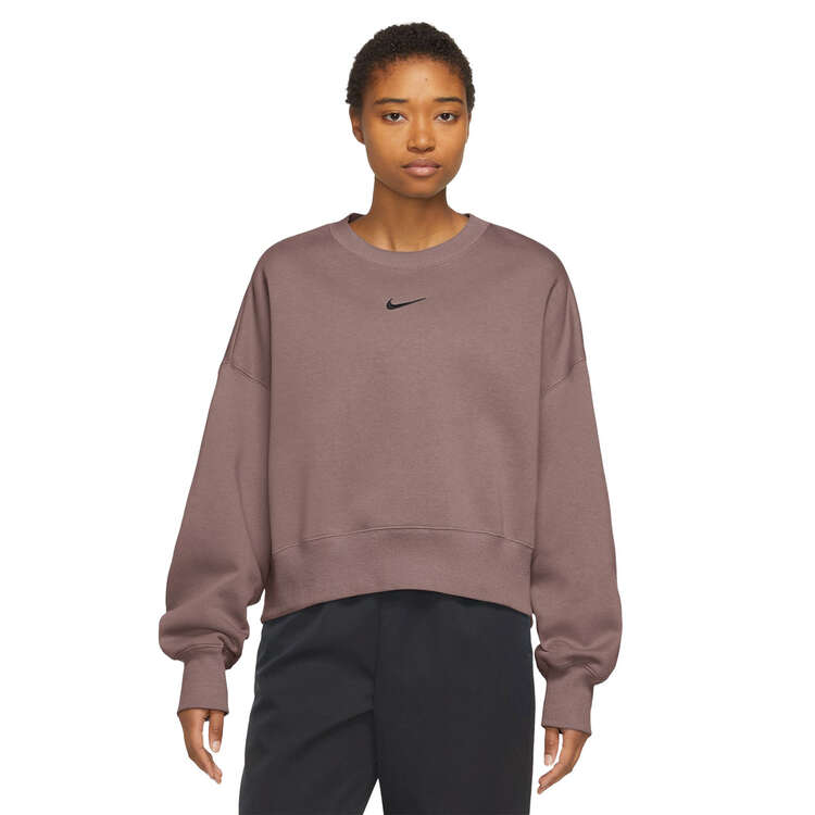 Nike Womens Phoenix Oversized Sweatshirt - Mauve