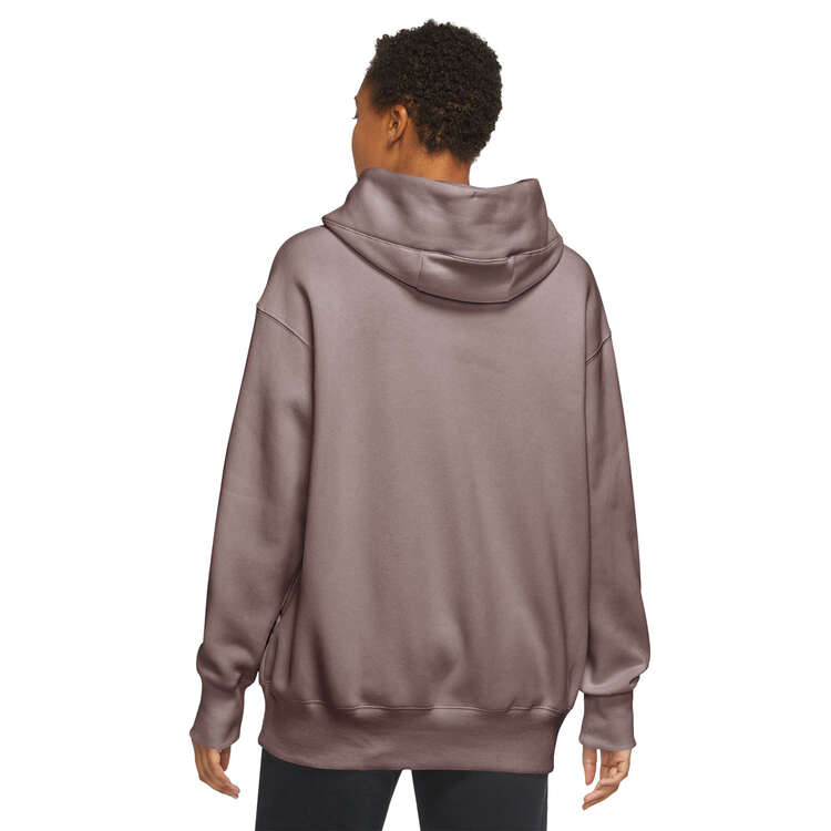 Nike Womens Phoenix Oversized Pullover Hoodie - Mauve