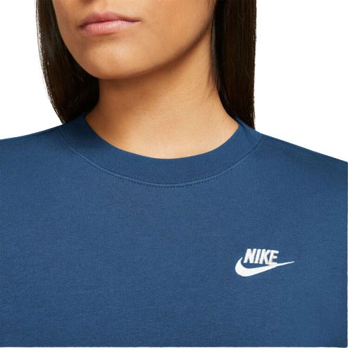 Nike Sportswear Womens Club Sweatshirt - Blue