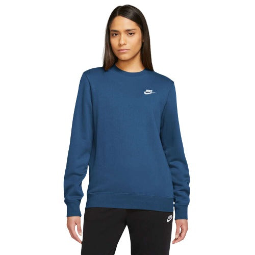 Nike Sportswear Womens Club Sweatshirt - Blue