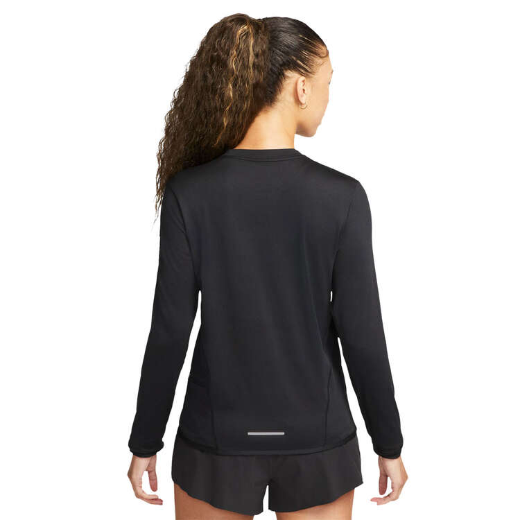 Nike Womens Swift Dri-FIT Element UV Long Sleeve Running Top - Black