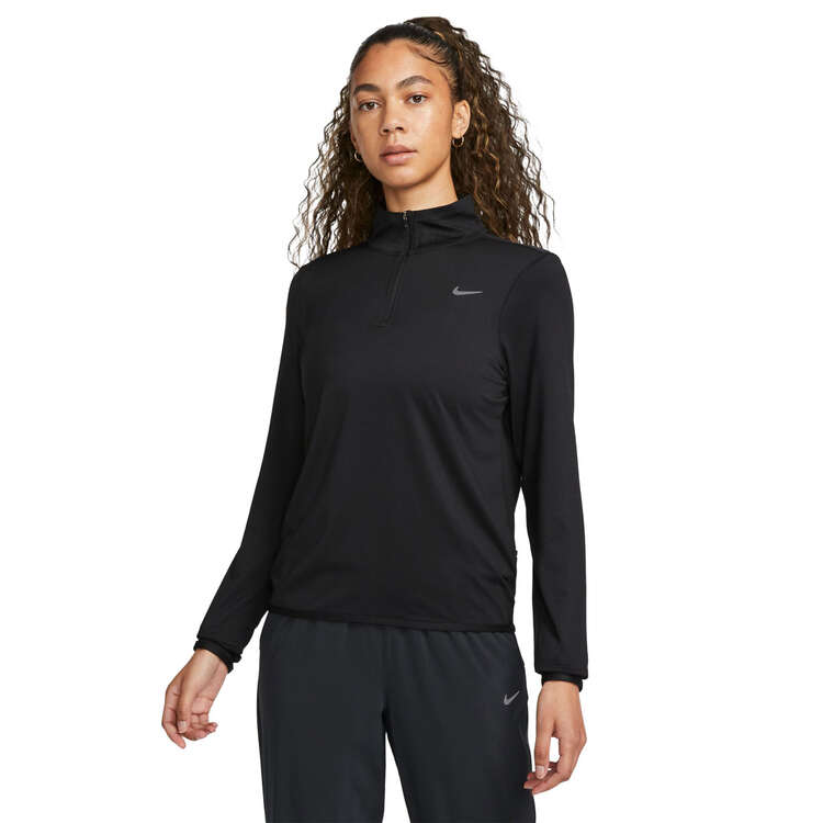 Womens Swift Dri-FIT Element UV 1/2 Zip Long Sleeve Running Top