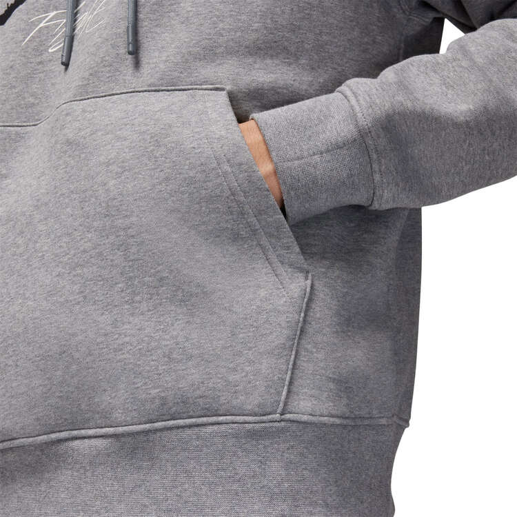 Jordan Mens Essentials Fleece Pullover Hoodie - Grey