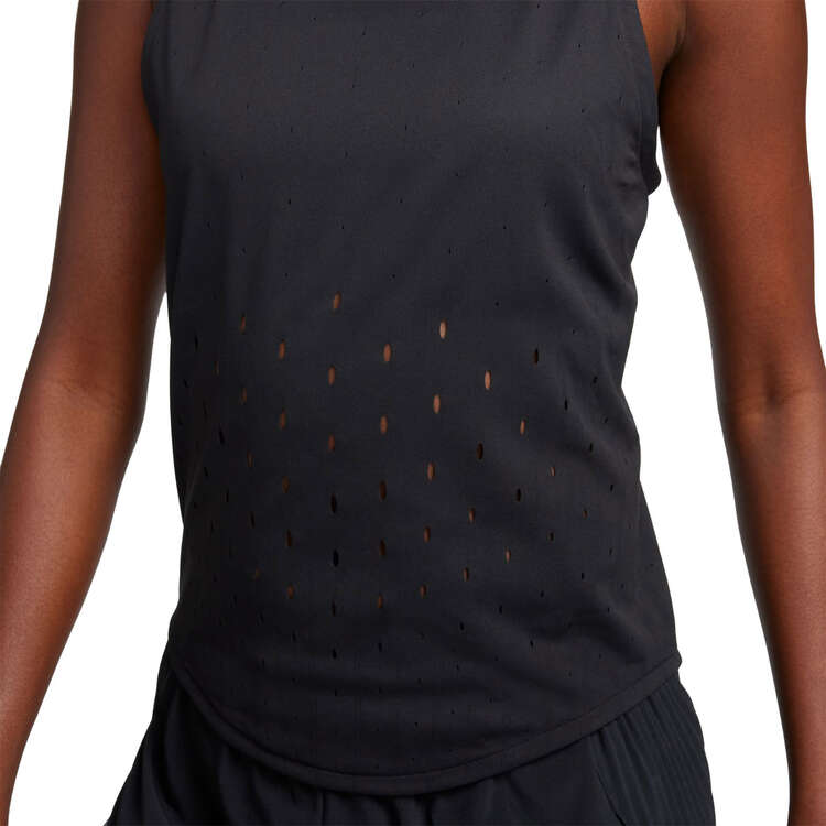 Nike Womens AeroSwift Dri-FIT ADV Running Singlet - Black/White