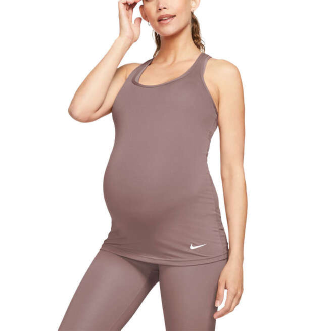 Nike Womens Dri-FIT Tank (Maternity) - Mauve