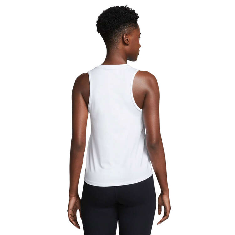 Nike One Womens Classic Dri-FIT Fitness Tank - White/Black