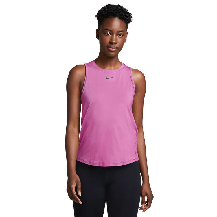 Nike One Womens Classic Dri-FIT Fitness Tank - Pink/Black