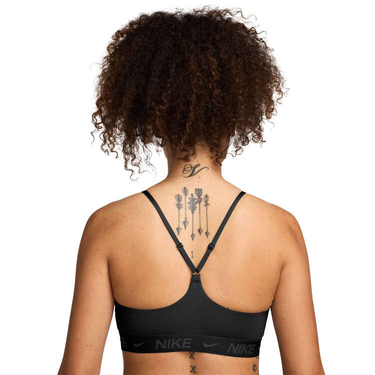 Nike Womens Indy Dri-FIT Light Support Padded Sports Bra - Black