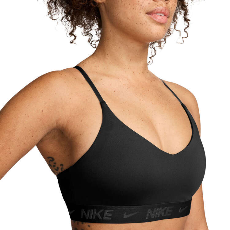 Nike Womens Indy Dri-FIT Light Support Padded Sports Bra - Black