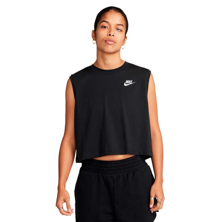 Womens Sportswear Club Cropped Sleeveless Tee