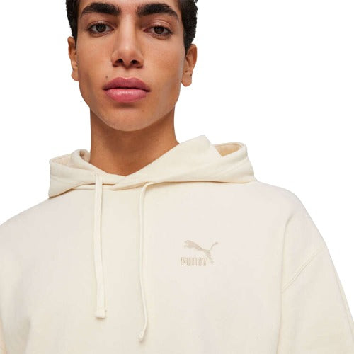 Puma Mens Better Classics Relaxed Hoodie - Beige