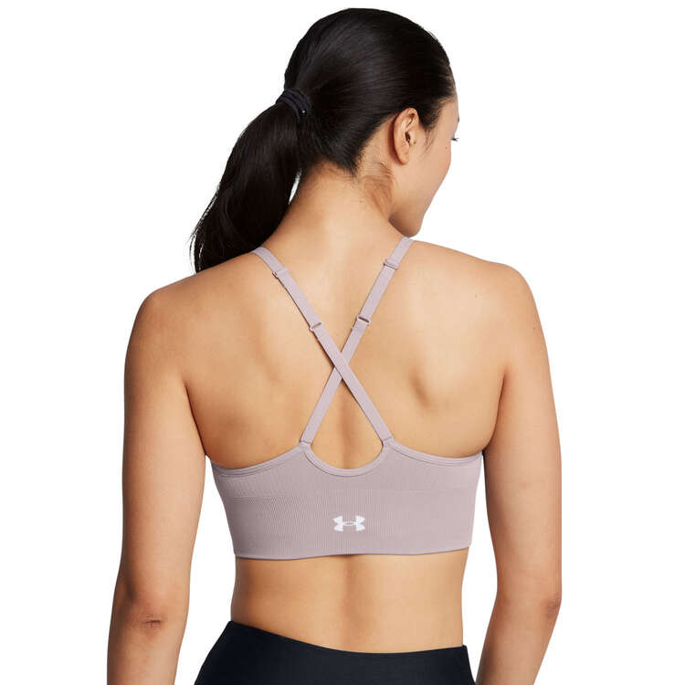 Under Armour Womens Train Seamless Low Support Sports Bra - Grey