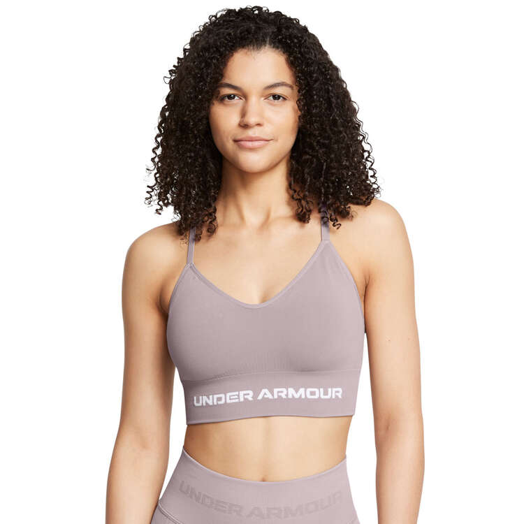 Under Armour Womens Train Seamless Low Support Sports Bra - Grey