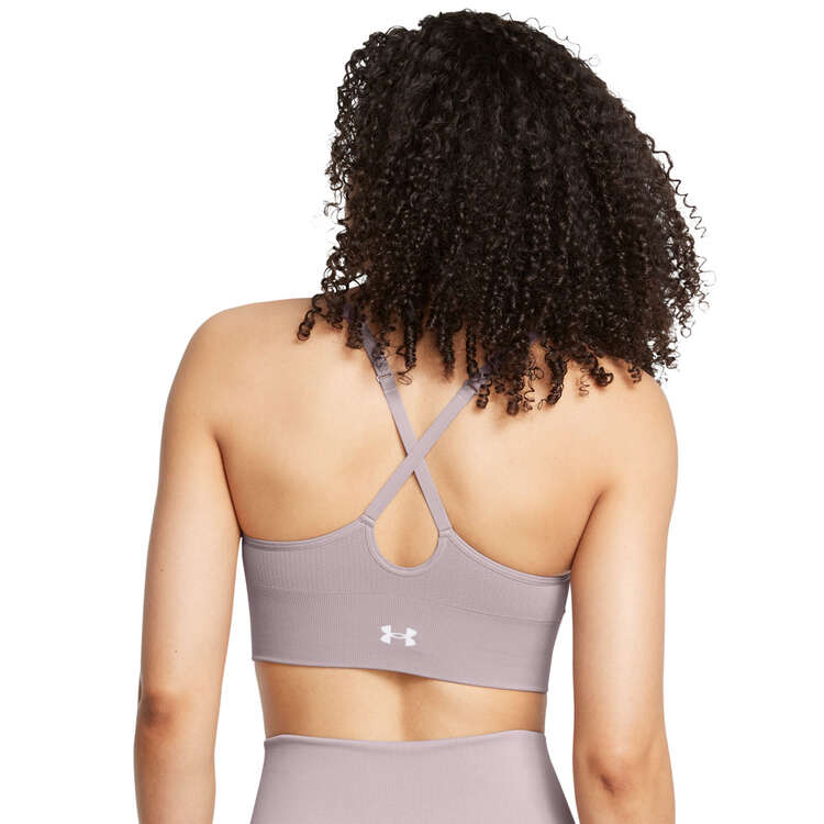 Under Armour Womens Train Seamless Low Support Sports Bra - Grey