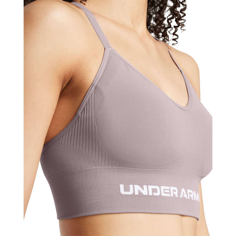 Under Armour Womens Train Seamless Low Support Sports Bra - Grey