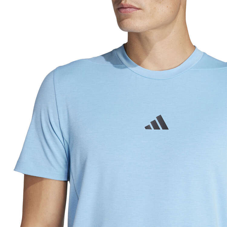 Adidas Mens AEROREADY Designed 4 Training Tee - Sky