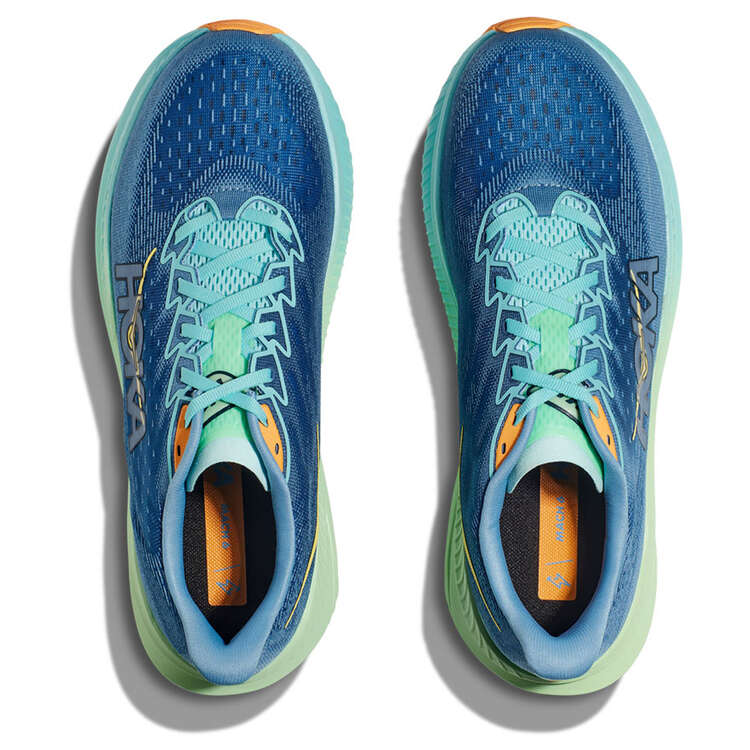 HOKA Mens Mach 6 Running Shoes - Blue/Green