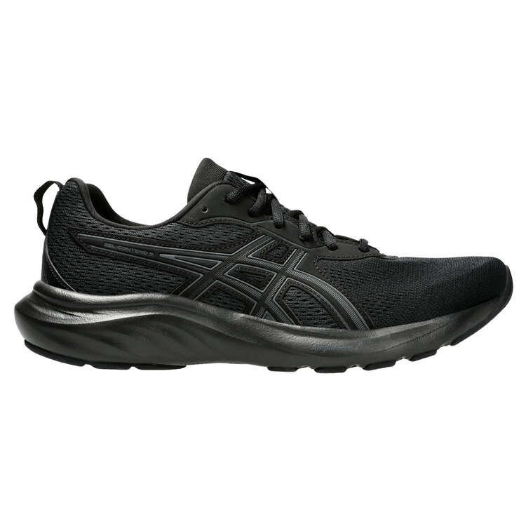 Asics GEL Contend 9 Extra Wide Mens Running Shoes - Black/Black