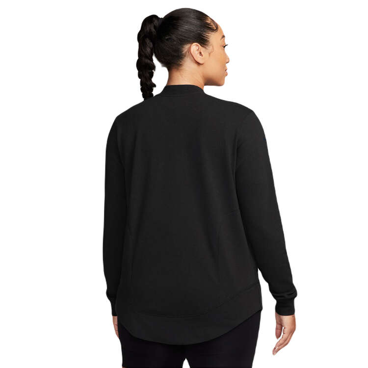 Nike One Womens Maternity Reversible French Terry Pullover - Black