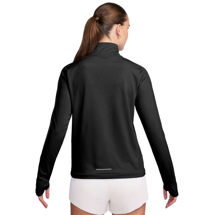 Nike Womens Swoosh Dri-FIT 1/2 Zip Running Top - Black/White