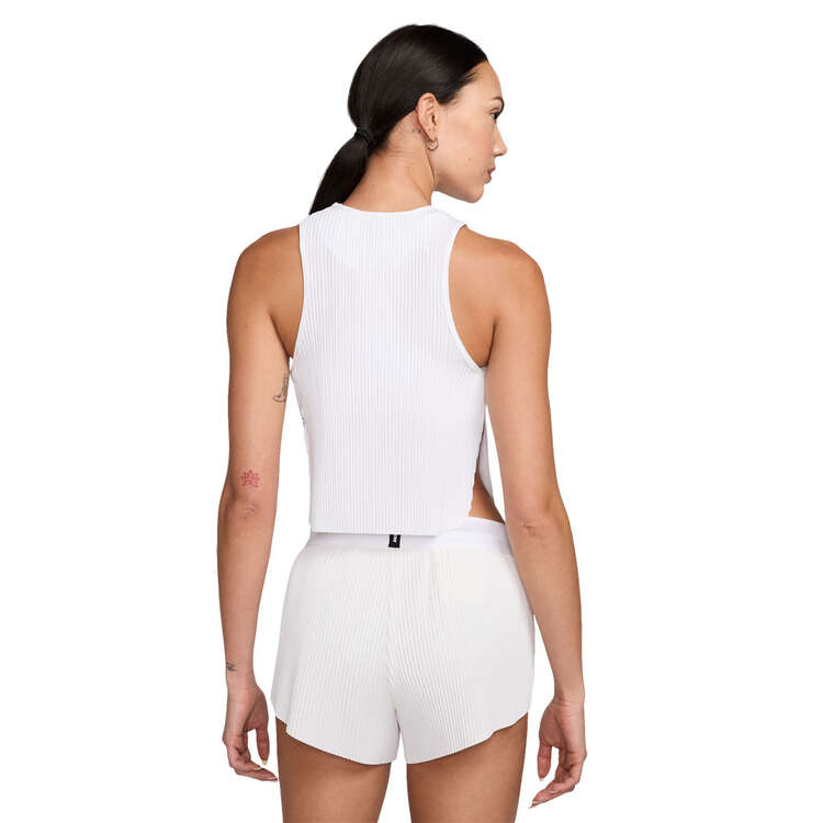 Nike Womens AeroSwift Dri-FIT ADV Crop Tank - White/Black