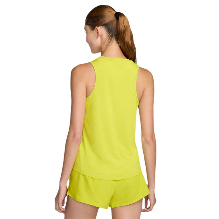 Nike One Womens Swoosh Dri-FIT Running Tank - Green