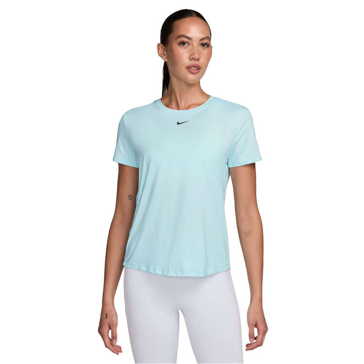 Nike One Womens Classic Dri-FIT Fitness Tee - Blue