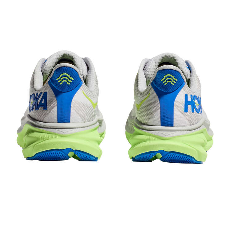 Hoka Clifton 9 Mens Running Shoes - White/Blue