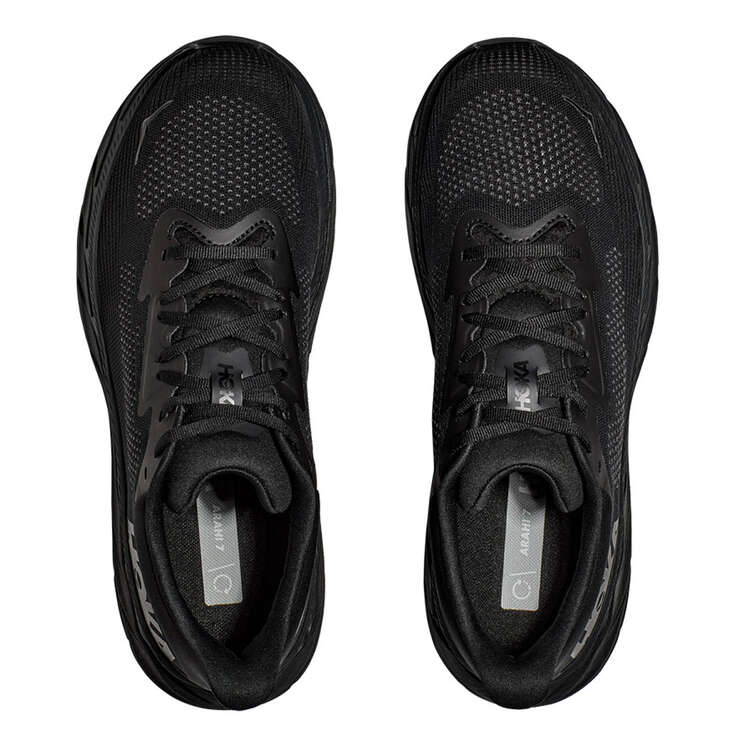 HOKA Arahi 7 2E Mens Running Shoes - Black/Black