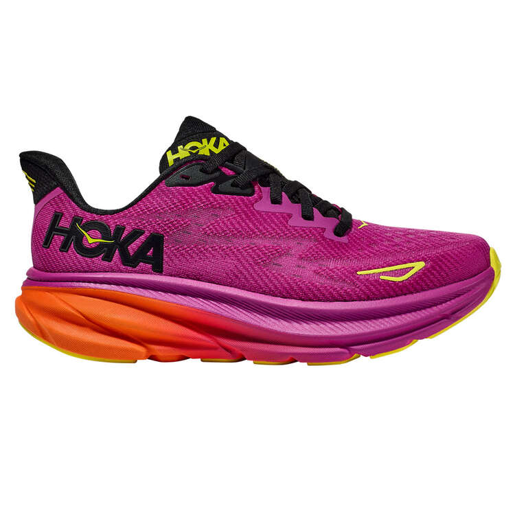 Hoka Clifton 9 Mens Running Shoes - Purple/Orange