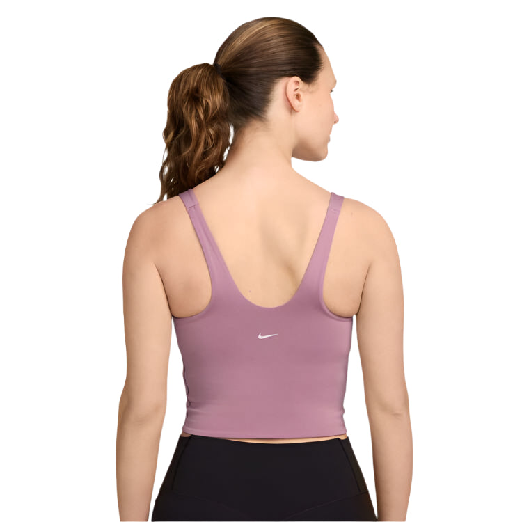 Nike Alate Womens Dri-FIT Medium Support Padded Sports Bra Tank Top - Plum