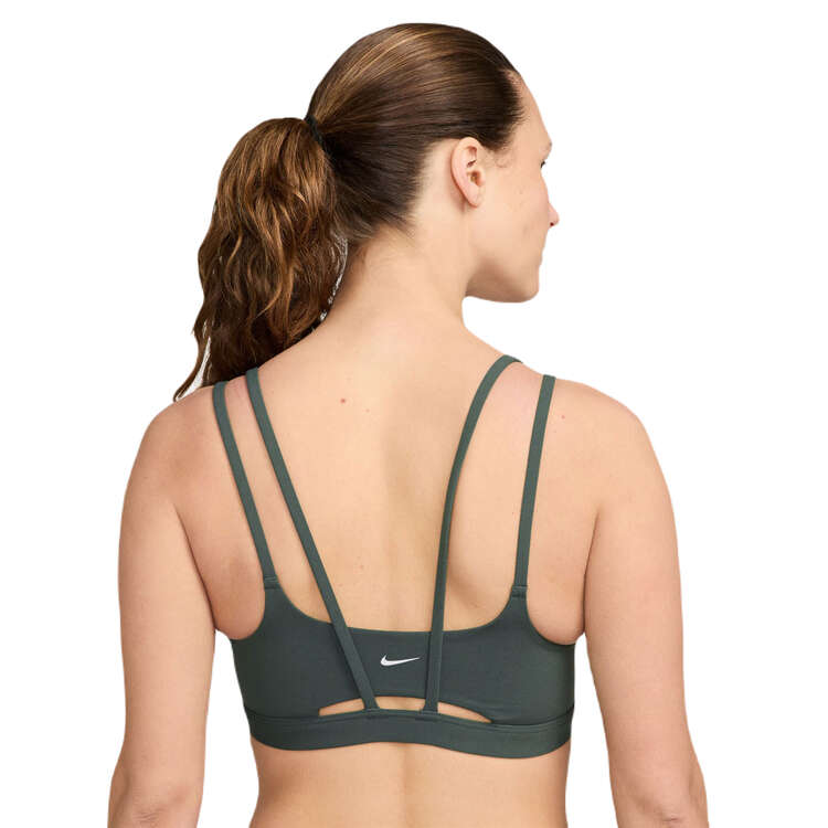 Nike Womens Zenvy Strappy Light Support Padded Sports Bra - Green